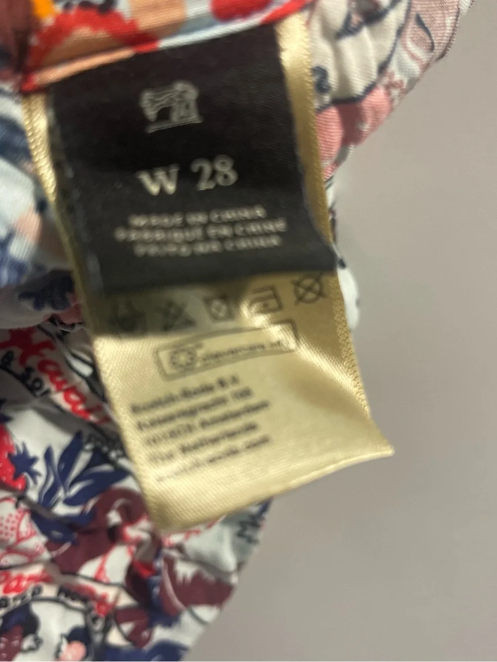 Scotch & Soda Multicolor Printed Drawstring Athletic Shorts - Picture 6 of 6